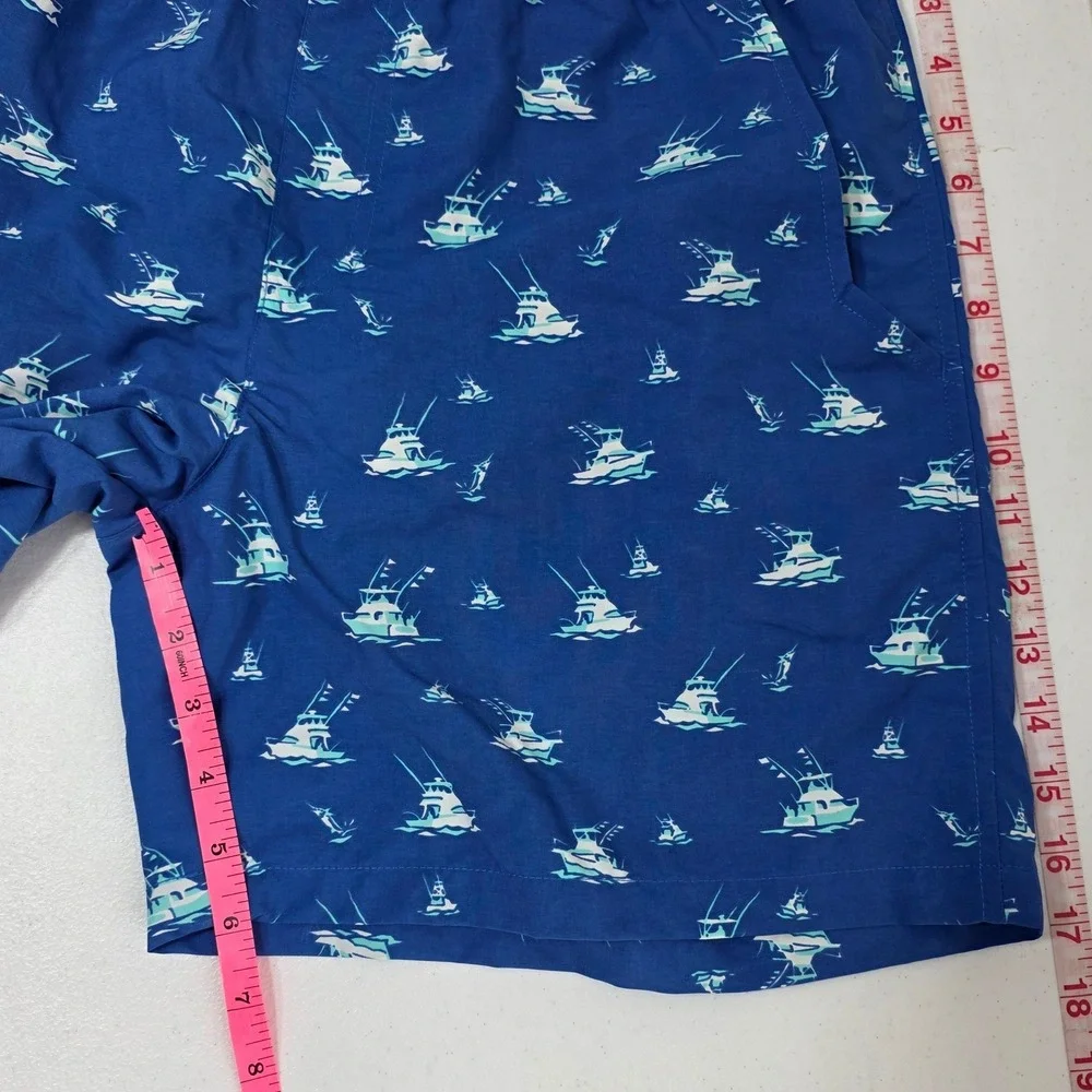 Columbia PFG Backcast III Swim Trunks Mens S Fishing Boat Board Shorts Blue Pool